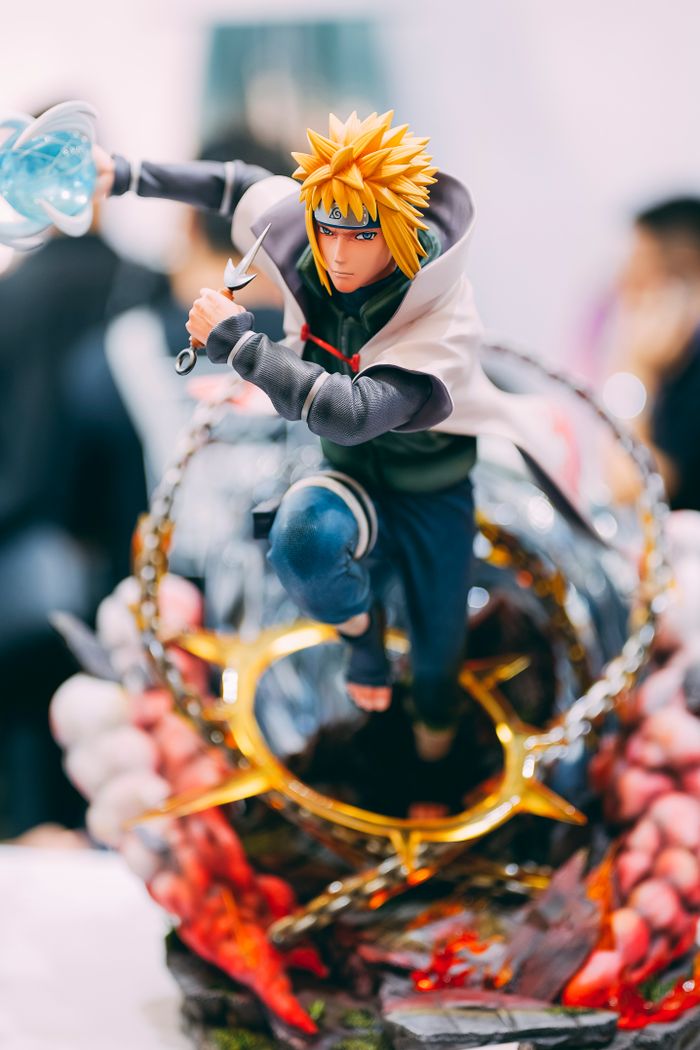 Captivating anime action figure with dynamic pose and detailed features.