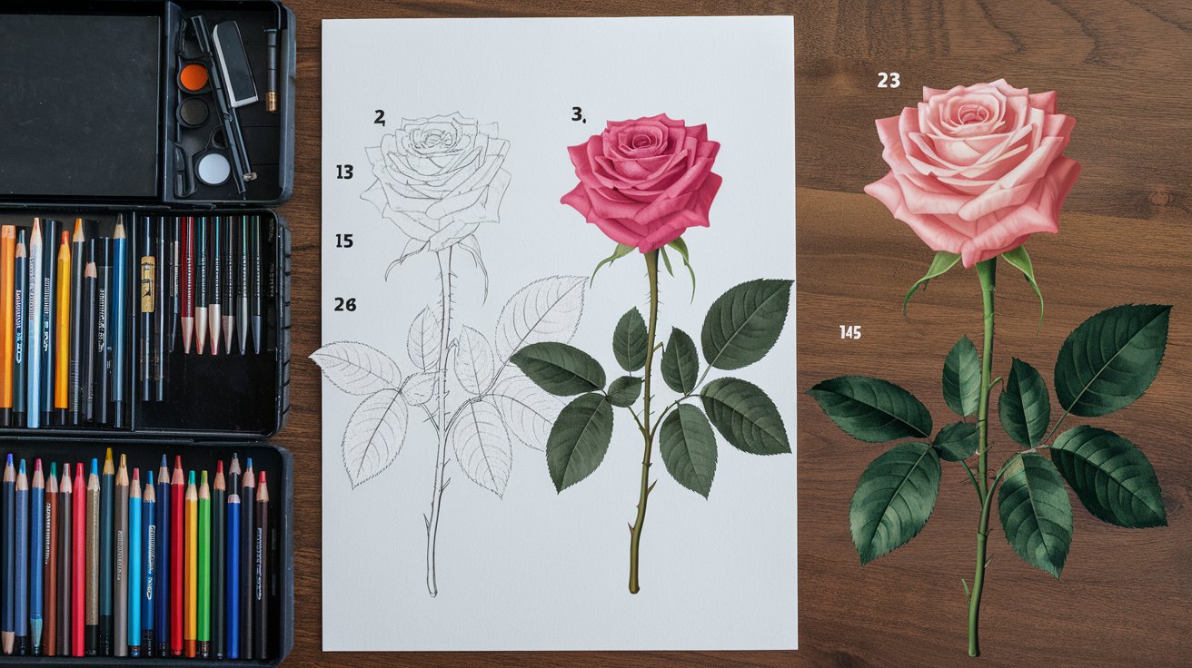 How to Draw a Rose: Easy Step-by-Step Guide (2026)